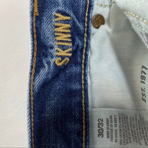 American Eagle Skinny some distressing 30/32 - Picture 7 of 10